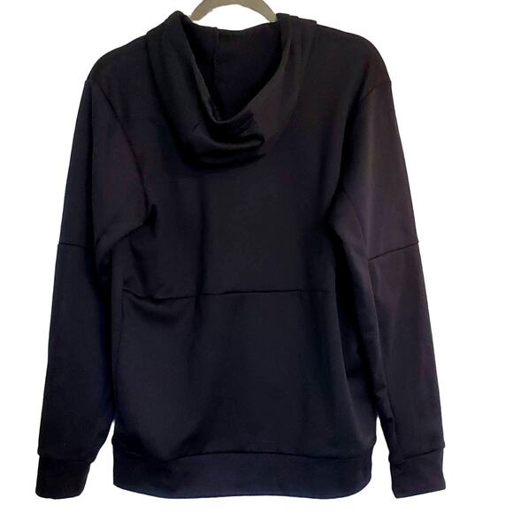 Adidas Men's S Pullover Hoodie Black Aeroready Game & Go Gorpcore Sweatshirt - Picture 3 of 10